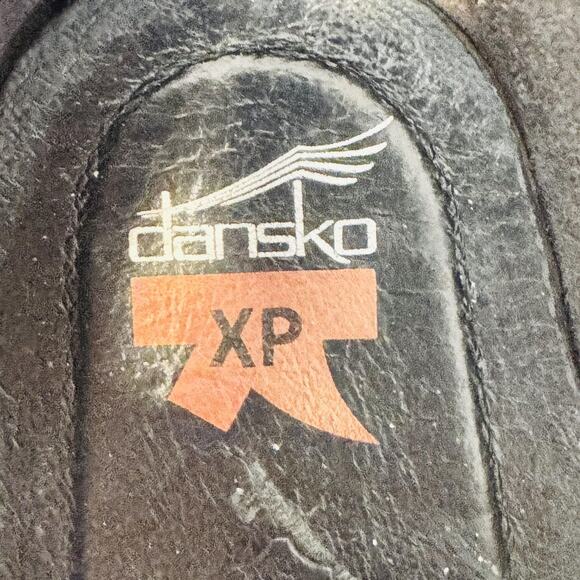 Dansko Shoes Womens 12 Black Multicolor Leather Clogs XP Professional Work Nurse - Picture 10 of 12